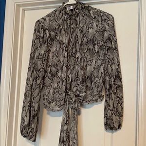 Snake skin blouse